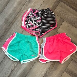 Nike Kids' Colorful Athletic Shorts Set